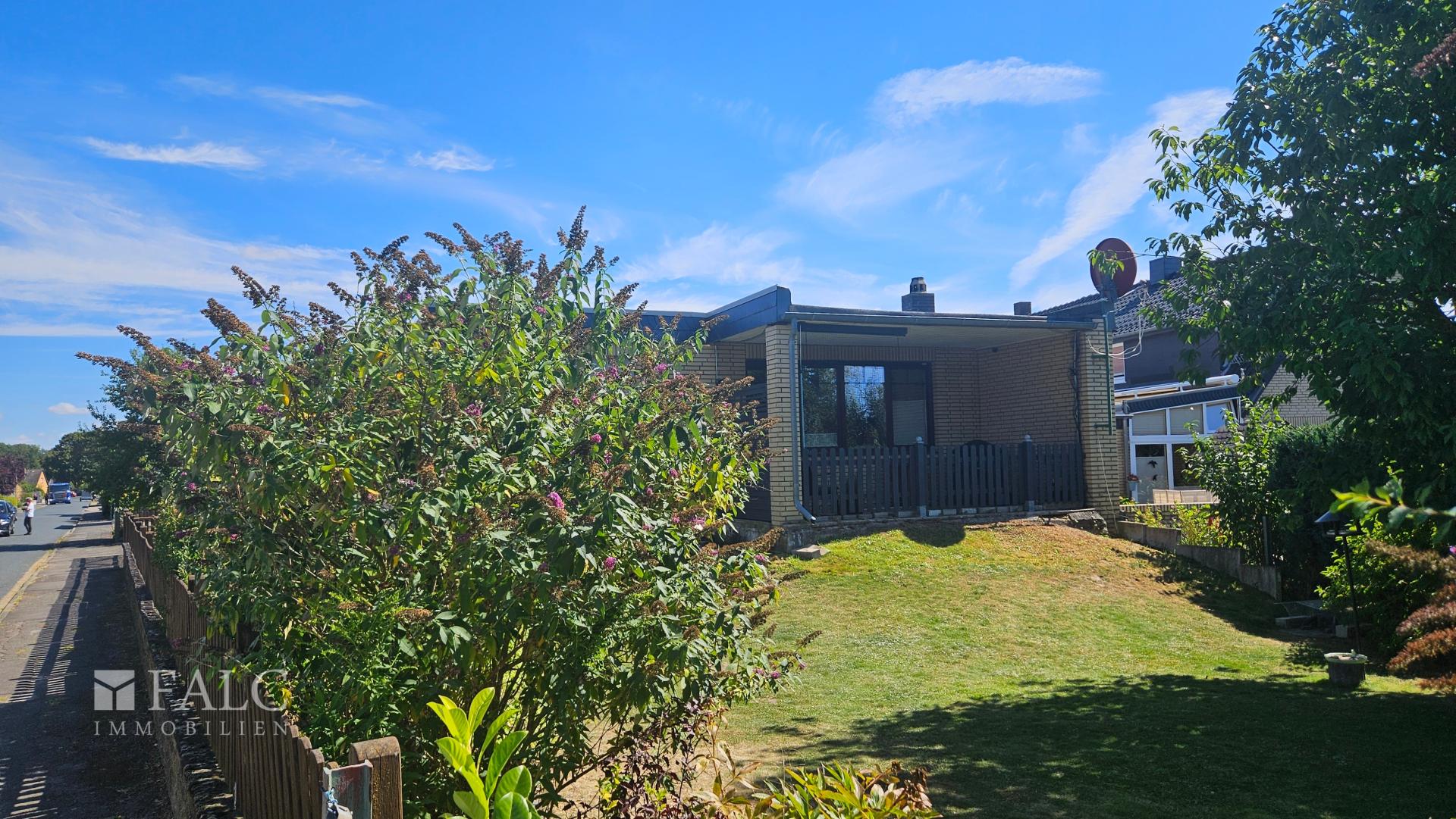 Bungalow Rückansicht